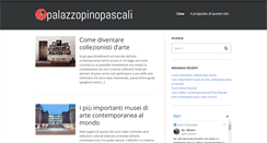 Desktop Screenshot of palazzopinopascali.it